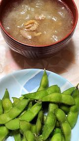 20210802晩ご飯冬瓜スープ