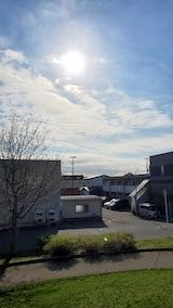 20220417速歩途中の公園高台から望んだ東の空