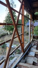 20220417作業小屋の外壁解体作業2