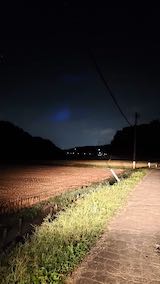 20220929山からの帰り道田んぼと空