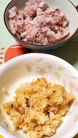 20220929ミニチャーハンとお赤飯” hspace=