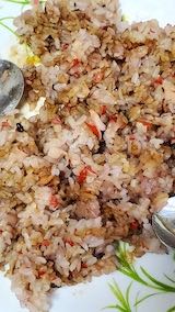 20221003お昼ご飯ソースチャーハン