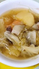 20221003お昼ご飯野菜スープ