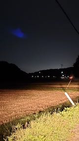 20221003山からの帰り道田んぼと空