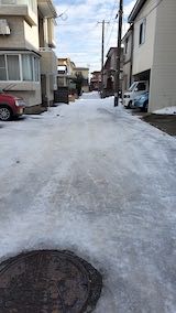 20230107外の様子昼前小路と東の空