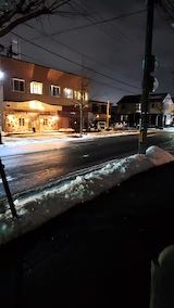 20230107外の様子夜のはじめ頃歩道と東大通り3