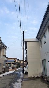 20230224外の様子夕方西の空” hspace=