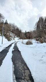 20230225山へ向かう途中の峠道入口