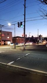 20230315外の様子夕方きれいな青空