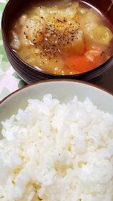 20230330晩ご飯野菜スープ” hspace=