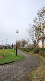 20230415速歩途中の公園内と南の空