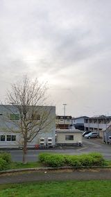 20230415速歩途中の公園高台から望んだ東の空
